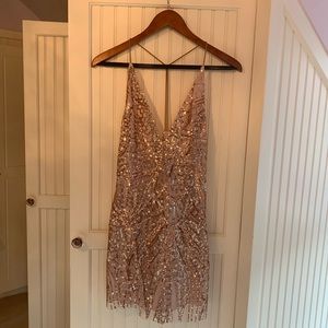 Sparkly mini dress
